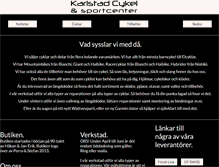 Tablet Screenshot of karlstadcykel.se